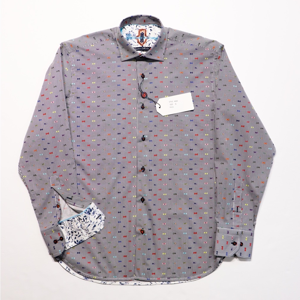 Men’s stripe print shirt, sku 4626